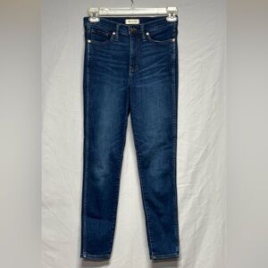 Madewell Dark Blue Women 10” High Rise Skinny Jeans